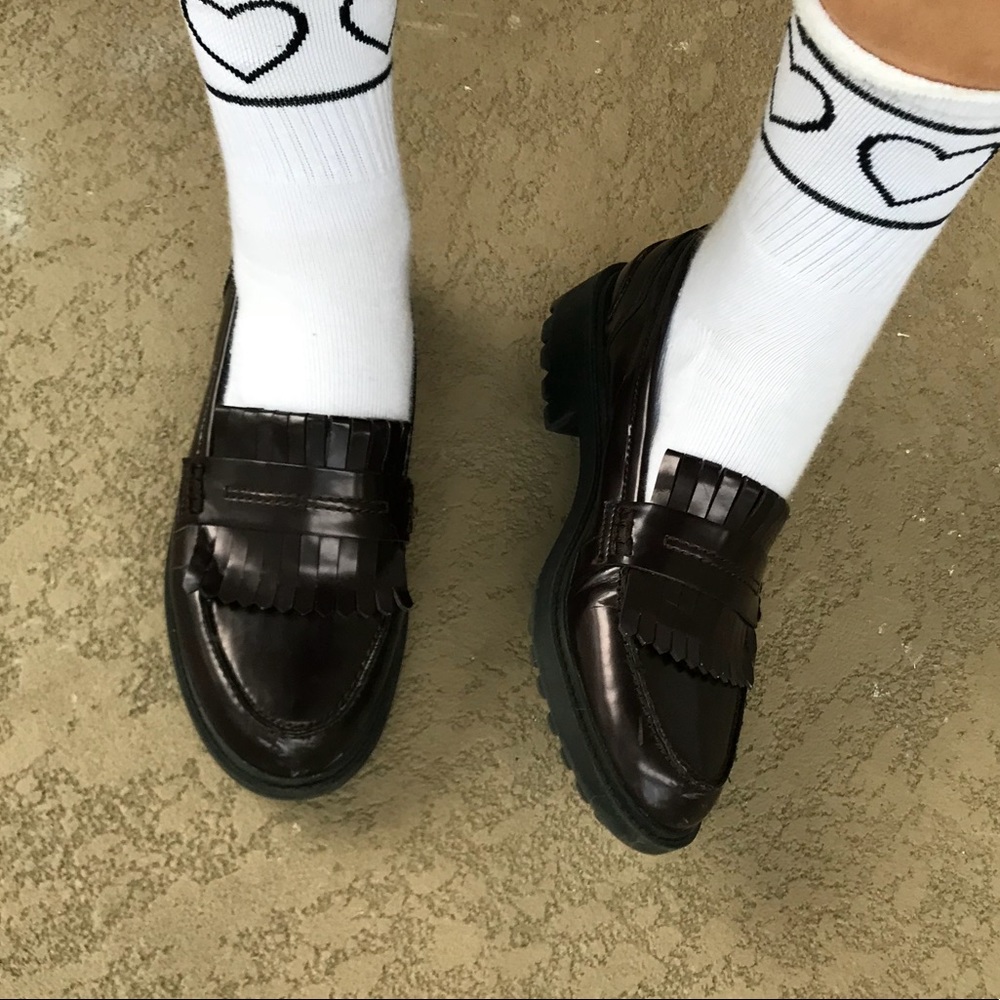 DARK MAROON LOAFER SHOES